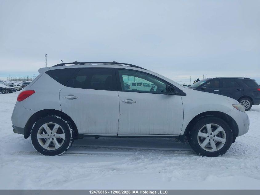 2009 Nissan Murano Sl VIN: JN8AZ18W69W137824 Lot: 12475815