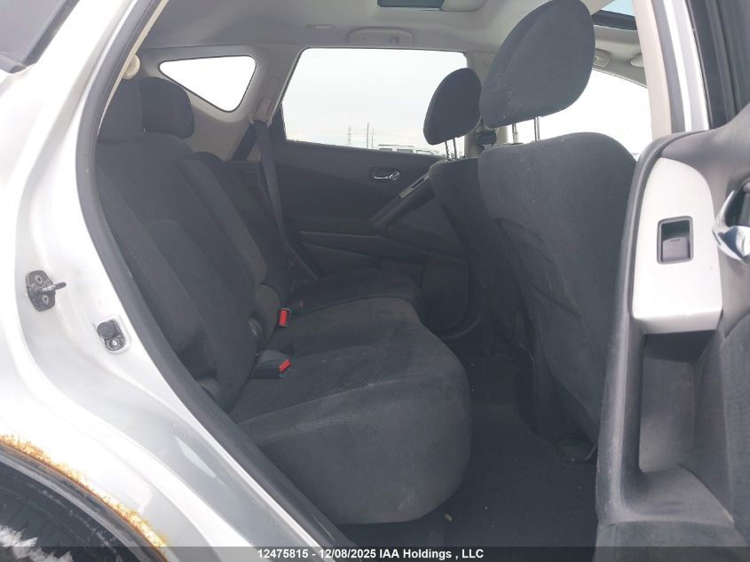 2009 Nissan Murano Sl VIN: JN8AZ18W69W137824 Lot: 12475815