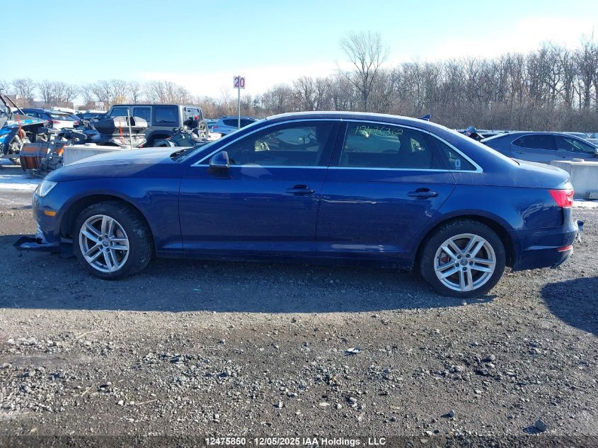 2017 Audi A4 2.0T Komfort VIN: WAUANAF40HN011467 Lot: 12475850