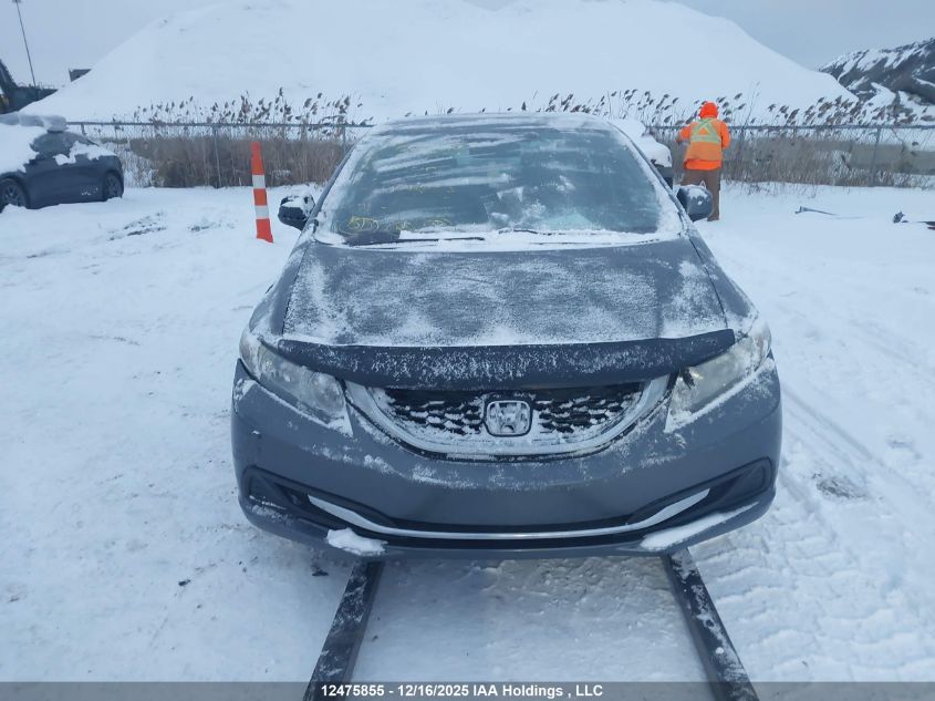 2013 Honda Civic Lx VIN: 2HGFB2F41DH020853 Lot: 12475855