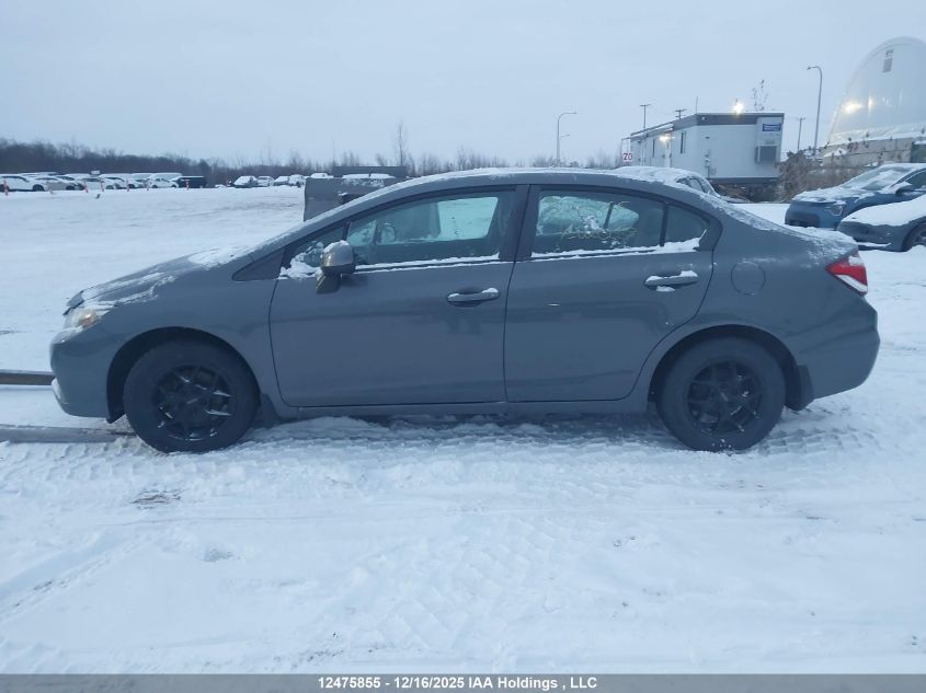 2013 Honda Civic Lx VIN: 2HGFB2F41DH020853 Lot: 12475855