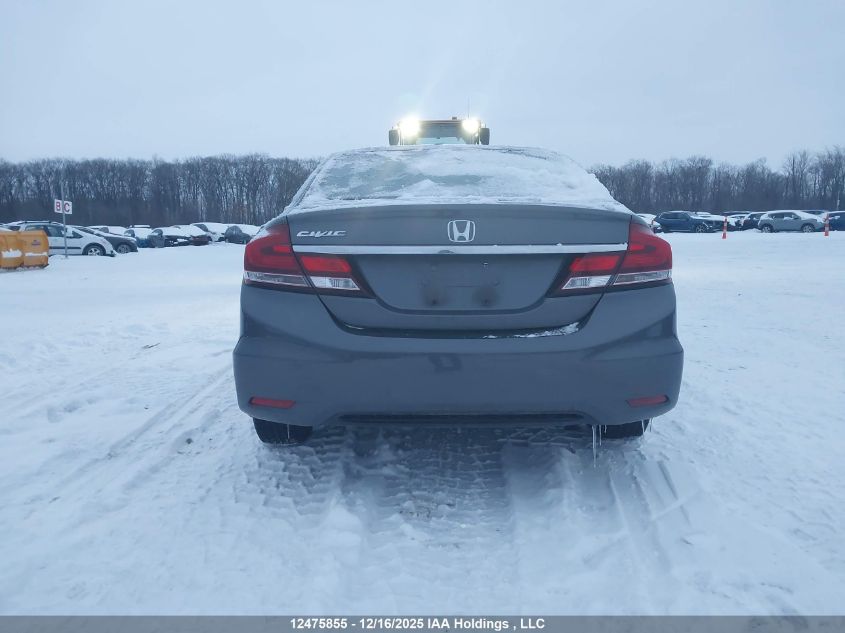 2013 Honda Civic Lx VIN: 2HGFB2F41DH020853 Lot: 12475855