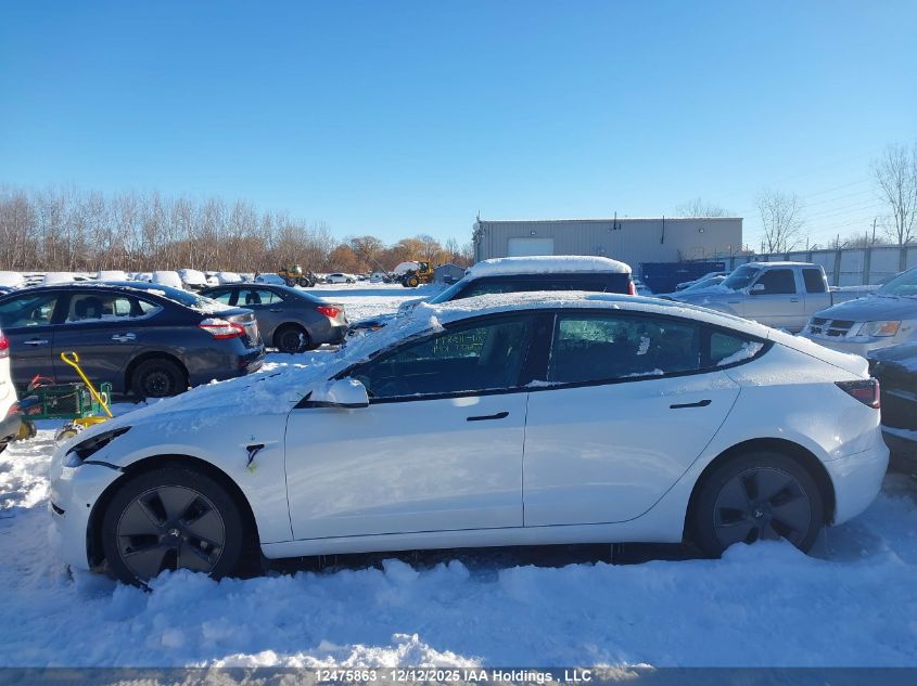 2022 Tesla Model 3 Long Range VIN: 5YJ3E1EB5NF113899 Lot: 12475863