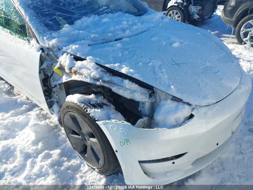 2022 Tesla Model 3 Long Range VIN: 5YJ3E1EB5NF113899 Lot: 12475863