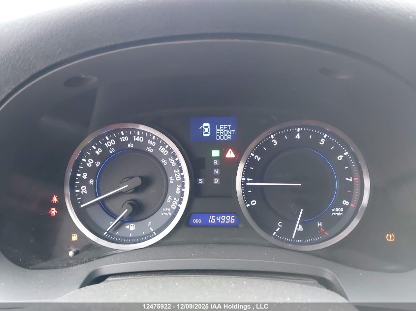 2012 Lexus Is 350 VIN: JTHCE5C28C5002416 Lot: 12475922