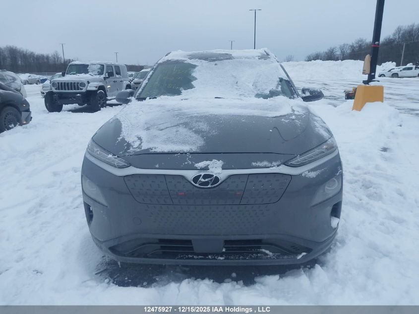 2019 Hyundai Kona Ev Ultimate VIN: KM8K33AG3KU021882 Lot: 12475927