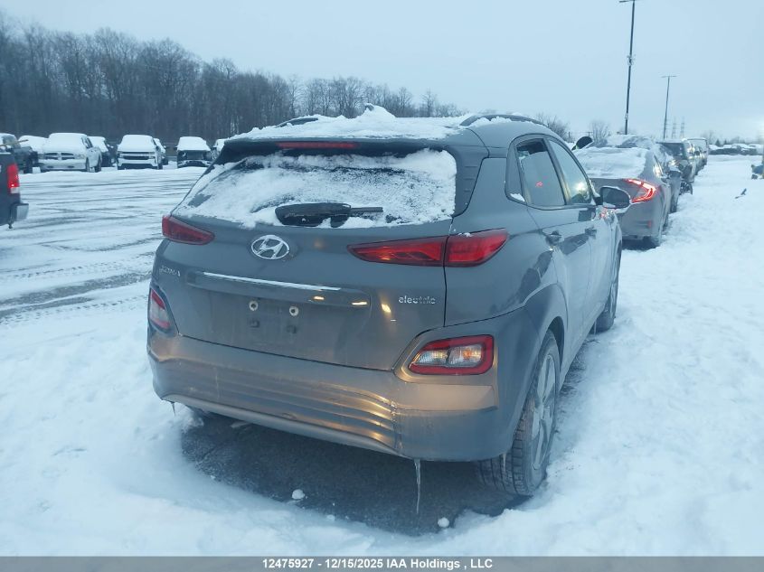 2019 Hyundai Kona Ev Ultimate VIN: KM8K33AG3KU021882 Lot: 12475927