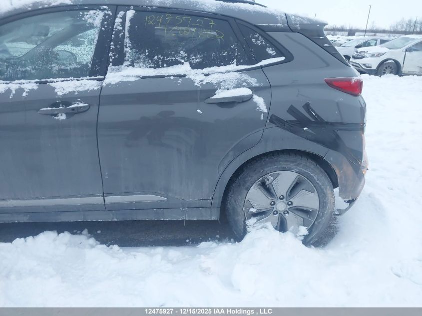 2019 Hyundai Kona Ev Ultimate VIN: KM8K33AG3KU021882 Lot: 12475927