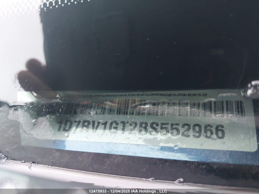 1D7RV1GT2BS552966 2011 RAM  photo no. 9