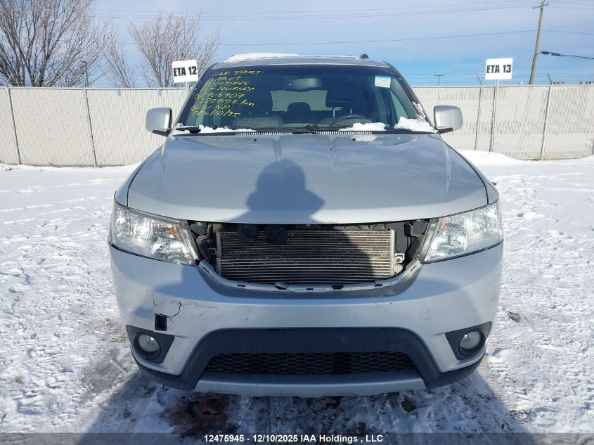 2013 Dodge Journey R/T VIN: 3C4PDDFG9DT708707 Lot: 12475945