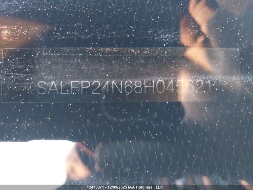 2008 Land Rover Lr2 Hse/Se VIN: SALFP24N68H045621 Lot: 12475971