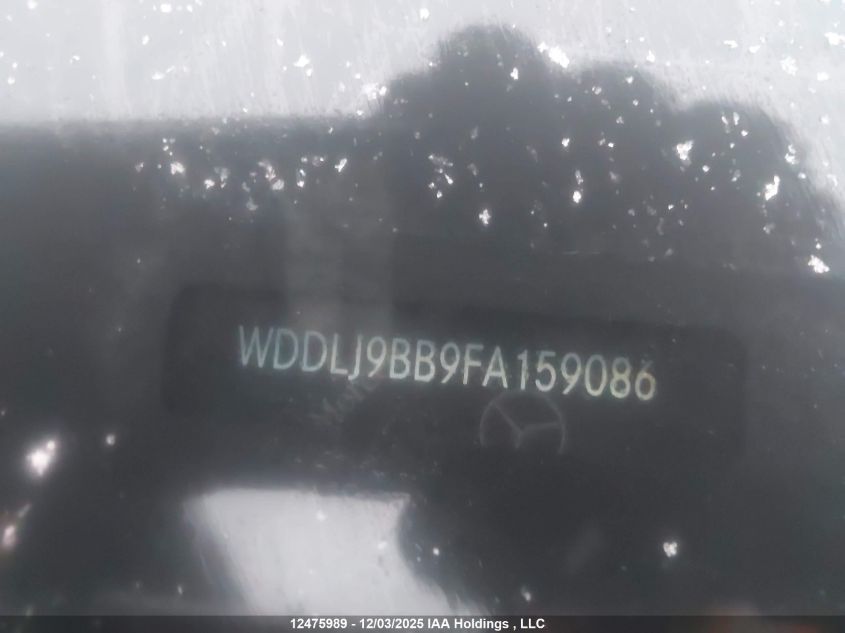 2015 Mercedes-Benz Cls 550 4Matic VIN: WDDLJ9BB9FA159086 Lot: 12475989