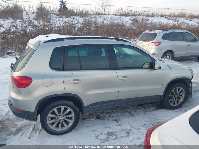 2014 Volkswagen Tiguan Comfortline/Highline/Trendline VIN: WVGJV3AX8EW517663 Lot: 12476003