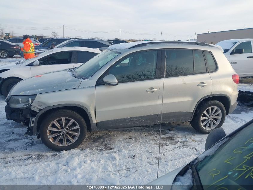 2014 Volkswagen Tiguan Comfortline/Highline/Trendline VIN: WVGJV3AX8EW517663 Lot: 12476003