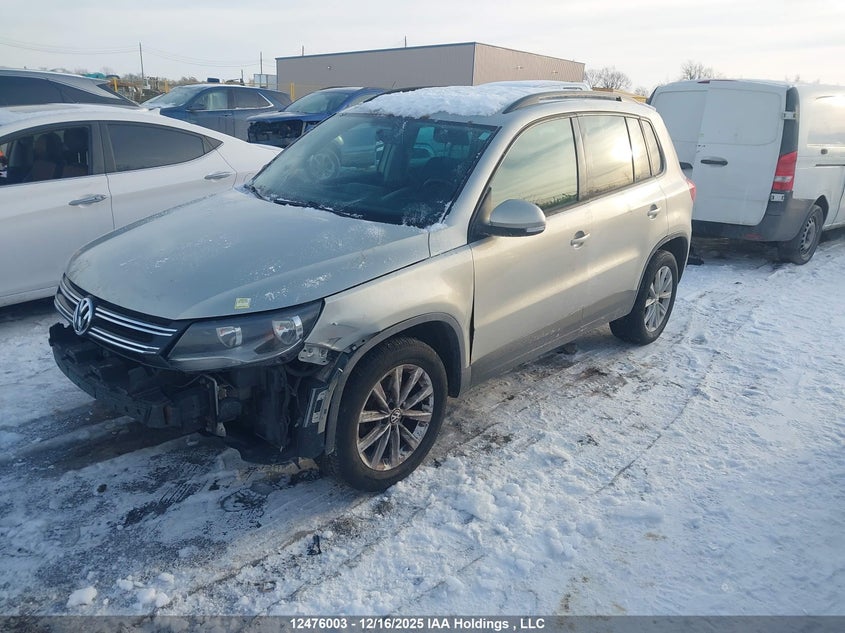 WVGJV3AX8EW517663 2014 VOLKSWAGEN TIGUAN photo no. 2