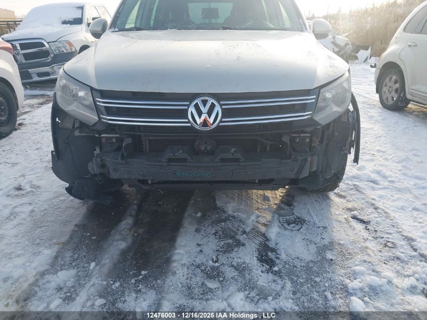 2014 Volkswagen Tiguan Comfortline/Highline/Trendline VIN: WVGJV3AX8EW517663 Lot: 12476003