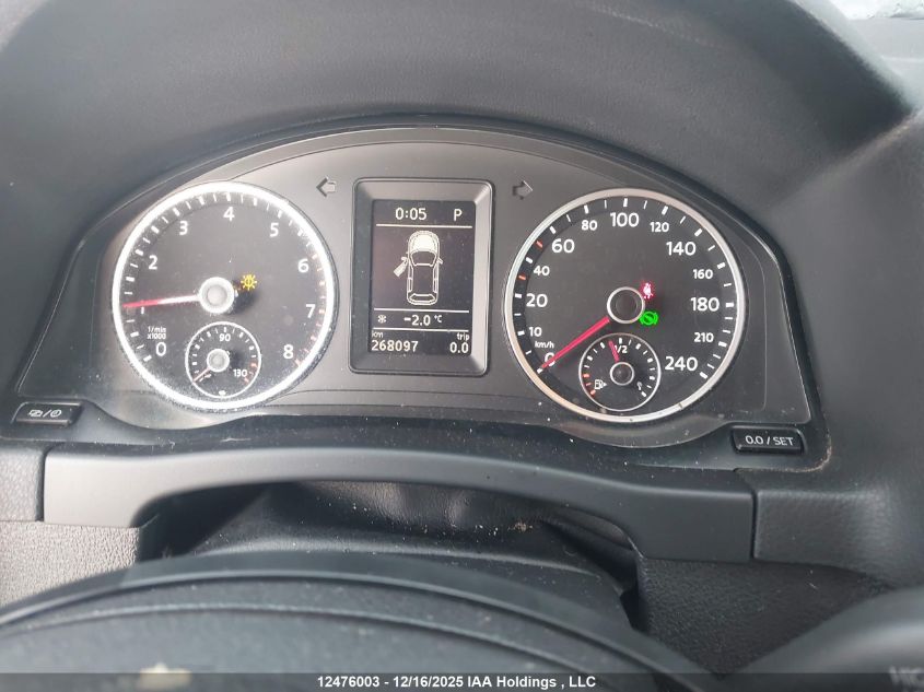 2014 Volkswagen Tiguan Comfortline/Highline/Trendline VIN: WVGJV3AX8EW517663 Lot: 12476003