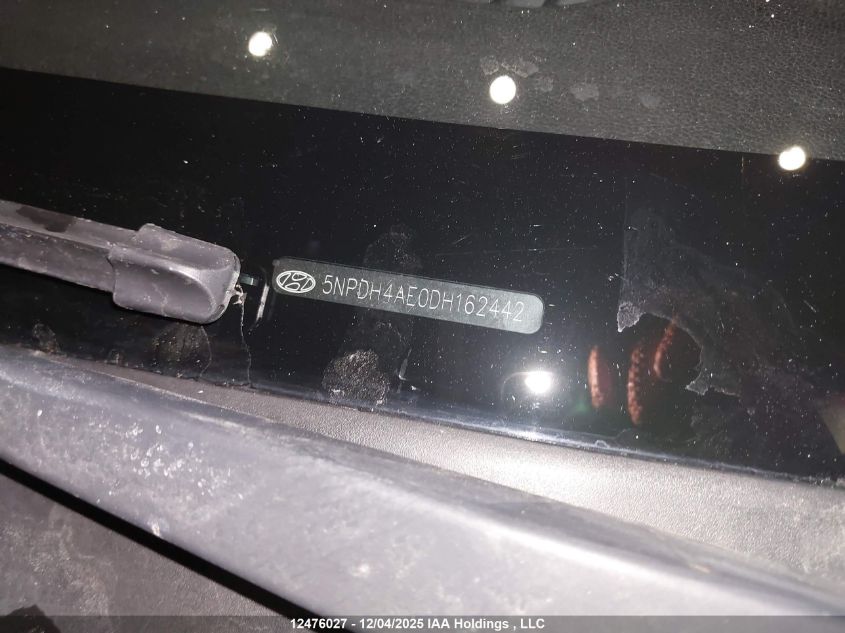 2013 Hyundai Elantra Gls/Limited VIN: 5NPDH4AE0DH162442 Lot: 12476027