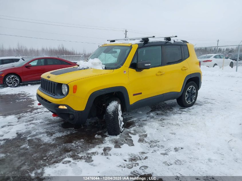 2015 Jeep Renegade Trailhawk VIN: ZACCJBCT8FPC42355 Lot: 12476044