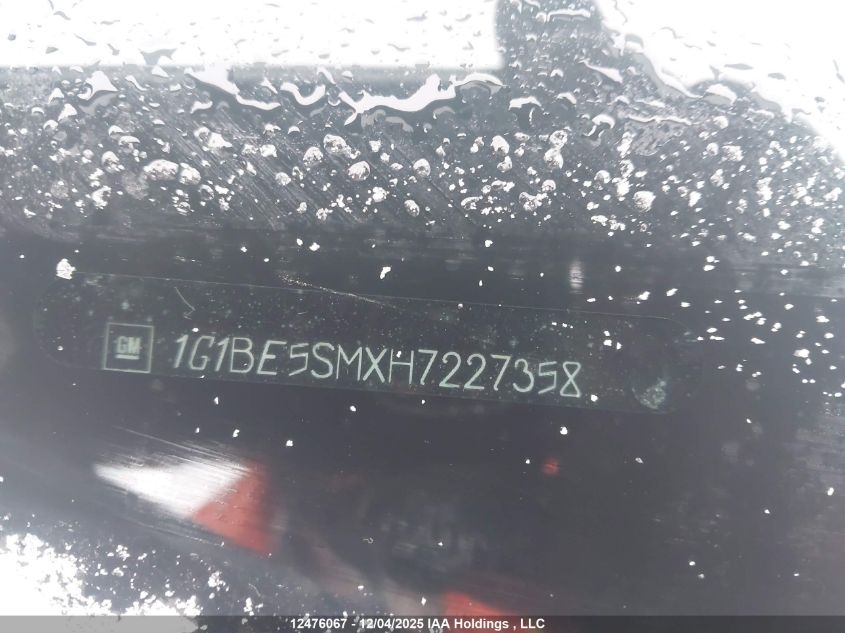 2017 Chevrolet Cruze VIN: 1G1BE5SMXH7227358 Lot: 12476067