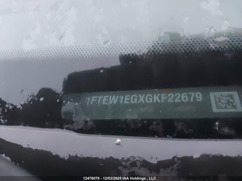 1FTEW1EGXGKF22679 2016 FORD F-150 photo no. 9