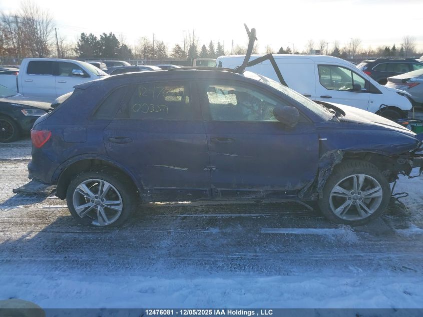 2021 Audi Q3 45 Progressiv VIN: WA1EECF39M1003371 Lot: 12476081