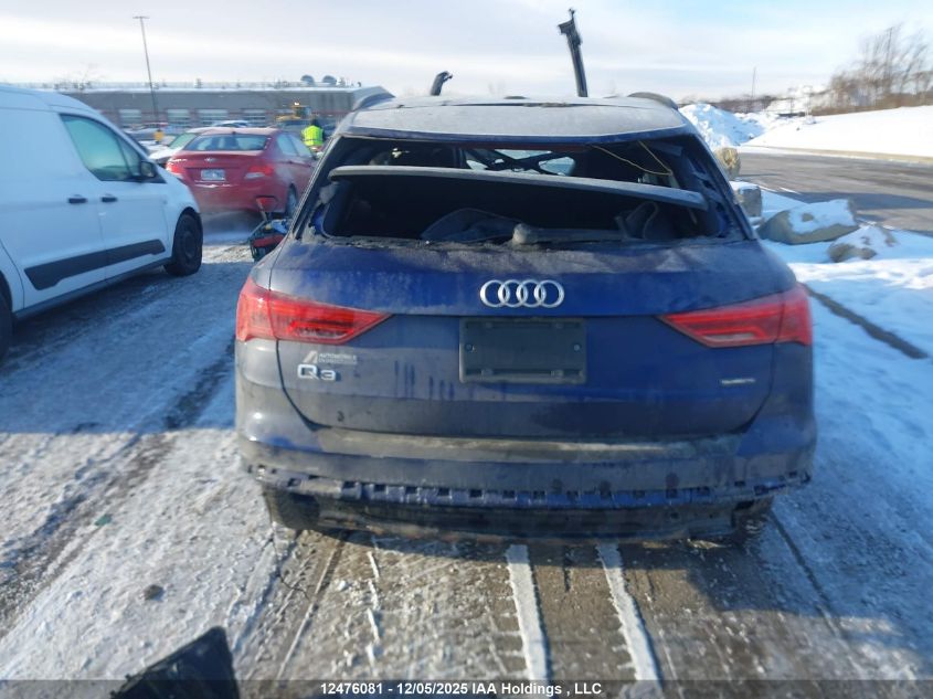 2021 Audi Q3 45 Progressiv VIN: WA1EECF39M1003371 Lot: 12476081