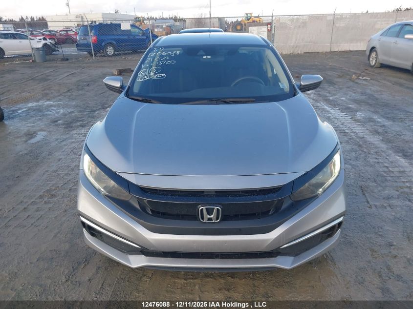 2021 Honda Civic Lx VIN: 2HGFC2F55MH013720 Lot: 12476088