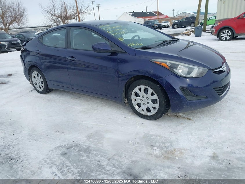 5NPDH4AE1EH499137 2014 Hyundai Elantra Gl auction photo 1