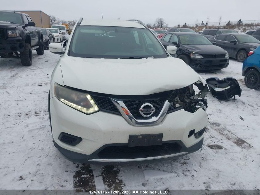 2015 Nissan Rogue S/Sl/Sv VIN: 5N1AT2MV7FC844066 Lot: 12476116