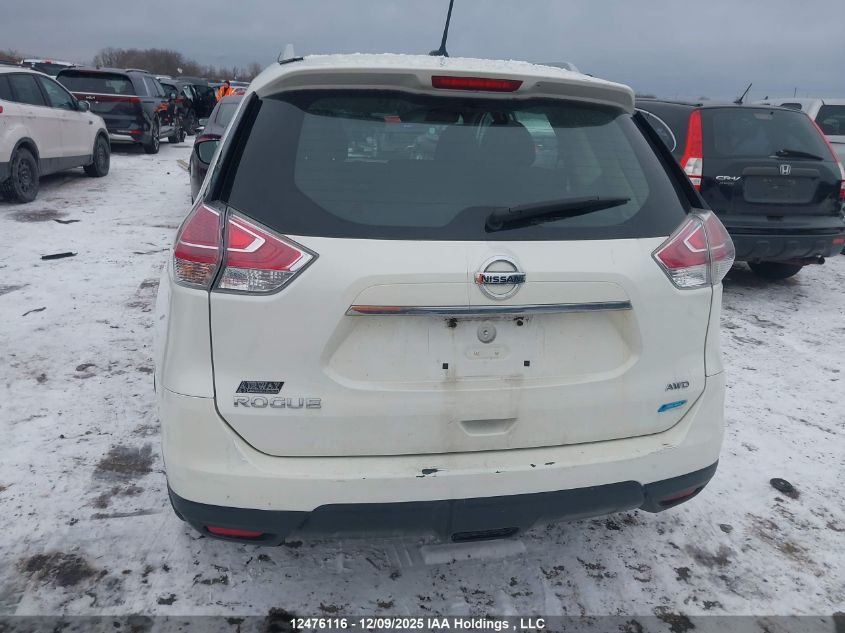 2015 Nissan Rogue S/Sl/Sv VIN: 5N1AT2MV7FC844066 Lot: 12476116