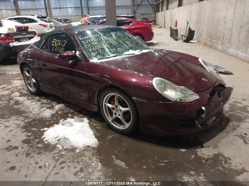 WP0CA29961S655096 2001 Porsche 911 Carrera 2 Cabriolet auction photo 1