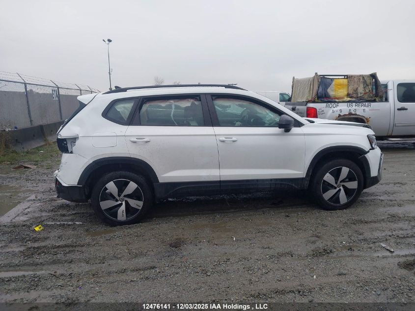 2025 Volkswagen Taos Trendline VIN: 3VV8C7B20SM039691 Lot: 12476141