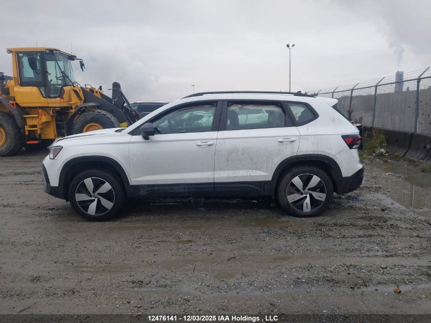 2025 Volkswagen Taos Trendline VIN: 3VV8C7B20SM039691 Lot: 12476141