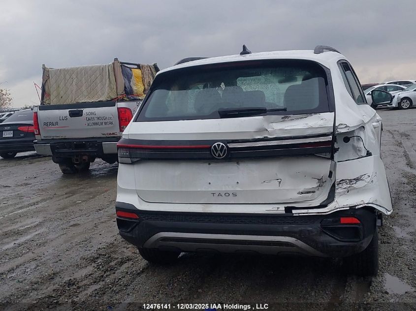 2025 Volkswagen Taos Trendline VIN: 3VV8C7B20SM039691 Lot: 12476141