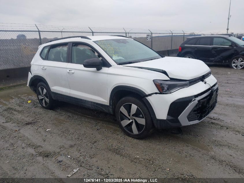 2025 Volkswagen Taos Trendline VIN: 3VV8C7B20SM039691 Lot: 12476141