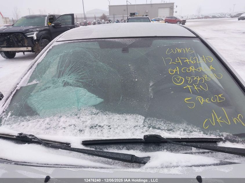 2004 Toyota Corolla Ce/Le/Sport VIN: 2T1BR32E54C833880 Lot: 12476240