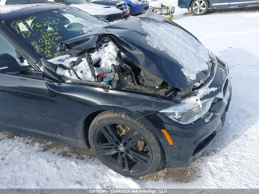 2017 BMW 330I xDrive Touring VIN: WBA8K3C33HA023120 Lot: 12476246