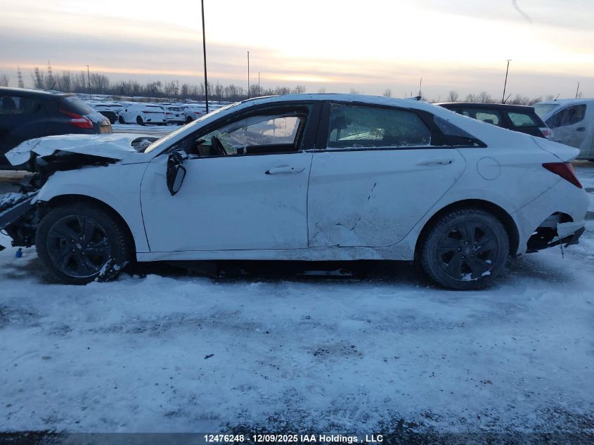 2022 Hyundai Elantra Preferred Ivt VIN: KMHLM4AG1NU347269 Lot: 12476248