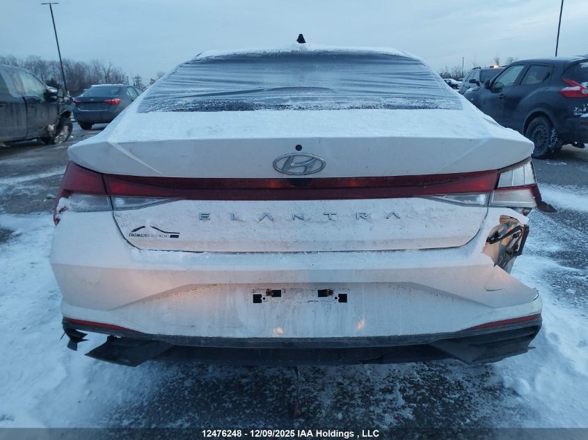 2022 Hyundai Elantra Preferred Ivt VIN: KMHLM4AG1NU347269 Lot: 12476248