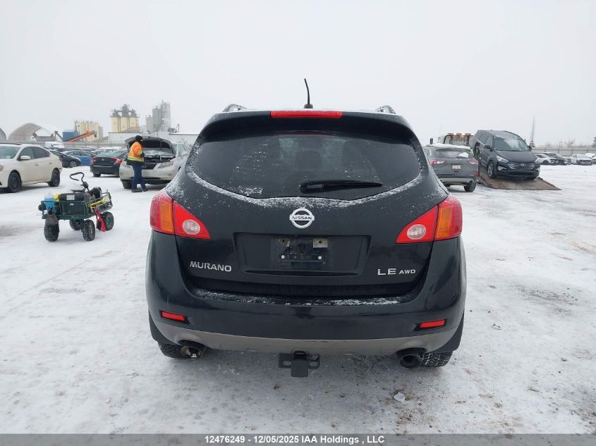2009 Nissan Murano Le VIN: JN8AZ18W49W133433 Lot: 12476249