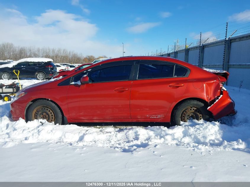 2012 Honda Civic VIN: 2HGFB6E53CH201193 Lot: 12476300