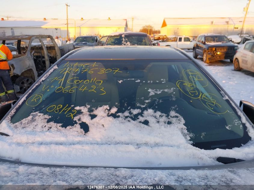 2014 Toyota Corolla VIN: 2T1BURHE6EC066423 Lot: 12476307