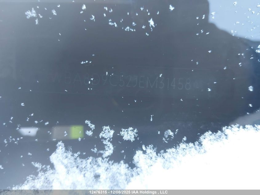 2018 BMW 330I xDrive VIN: WBA8D9C52JEM31458 Lot: 12476315