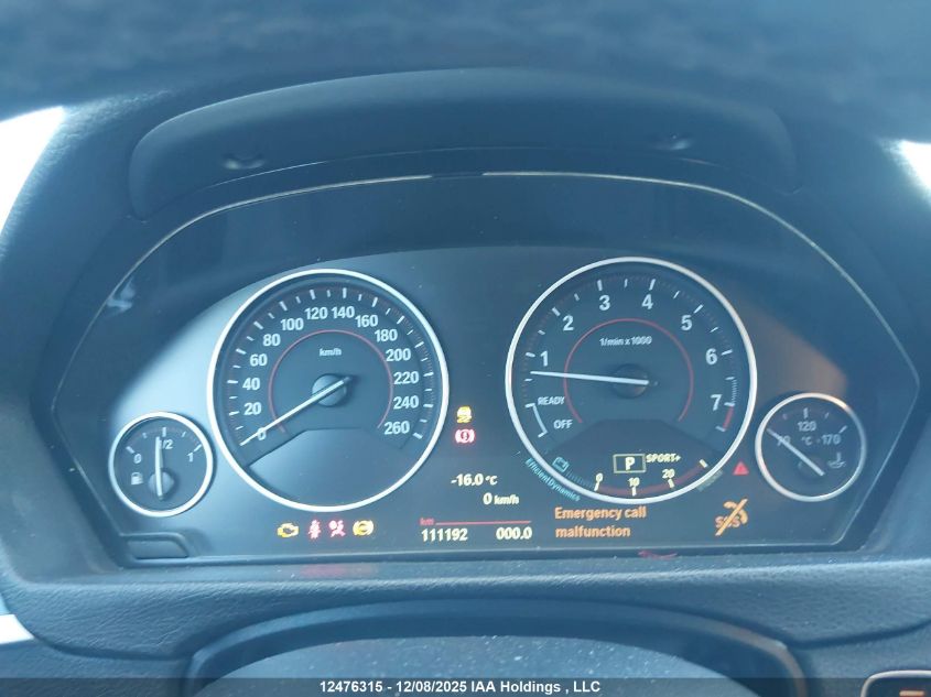 2018 BMW 330I xDrive VIN: WBA8D9C52JEM31458 Lot: 12476315