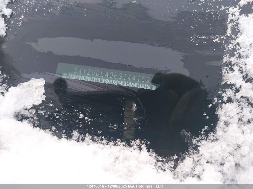 2014 Hyundai Santa Fe VIN: 5XYZUDLA0EG144169 Lot: 12476316