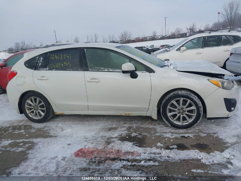 2014 Subaru Impreza 2.0I Touring Package VIN: JF1GPAC64EH284943 Lot: 12468841X