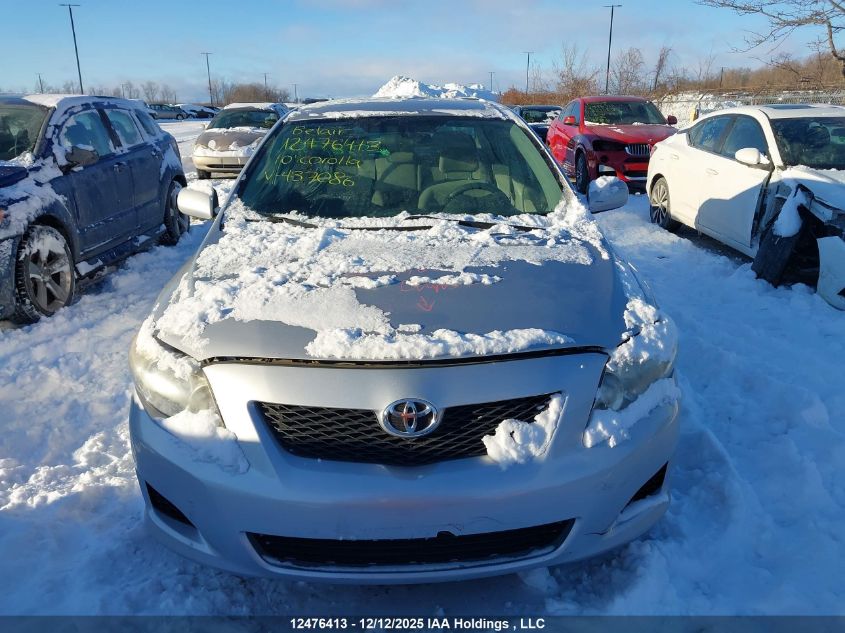 2010 Toyota Corolla VIN: 2T1BU4EE5AC437086 Lot: 12476413
