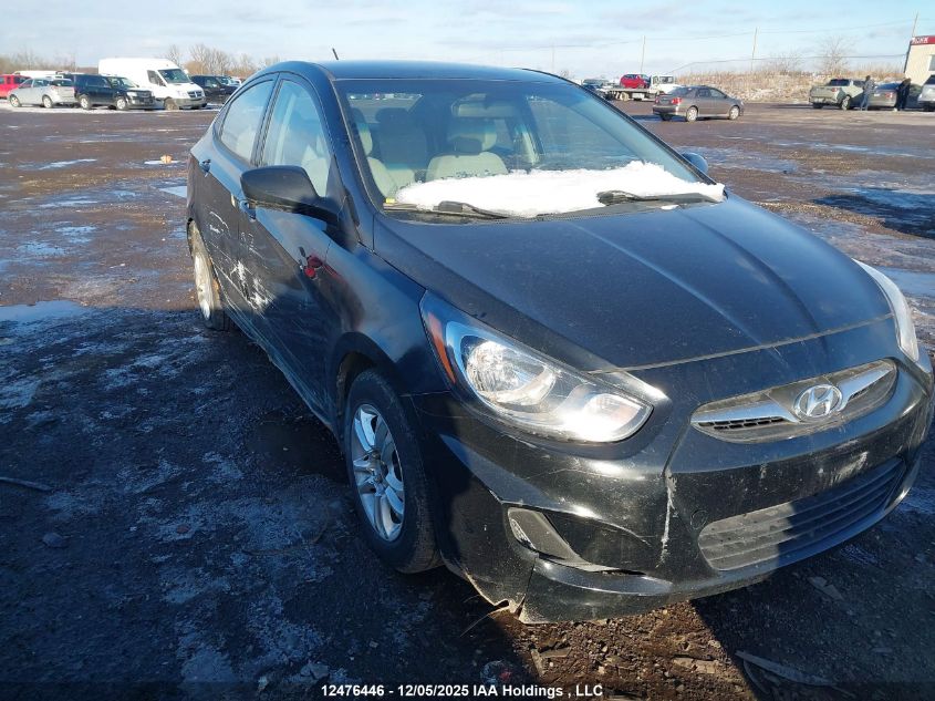 2013 Hyundai Accent Gl VIN: KMHCT4AE0DU303487 Lot: 12476446