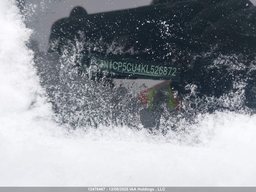 2019 Nissan Kicks S/Sr/Sv VIN: 3N1CP5CU4KL526872 Lot: 12476467